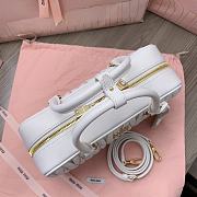 Miumiu Arcadie Matelassé Nappa Leather Bag White Size 12*27*9 cm - 5