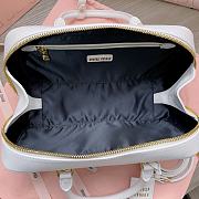 Miumiu Arcadie Matelassé Nappa Leather Bag White Size 12*27*9 cm - 3