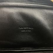 YSL Lou Mini Bag In Grain De Poudre Embossed Leather Dark Natural Size 19 X 10.5 X 5 CM - 5