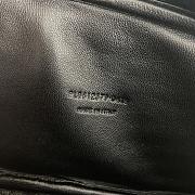 YSL Lou Mini Bag In Grain De Poudre Embossed Leather Black Size 19 X 10.5 X 5 CM - 4