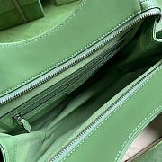 Gucci Petite Gg Small Tote Bag Light Green Size 745918 Size 28x21x6.5cm - 3