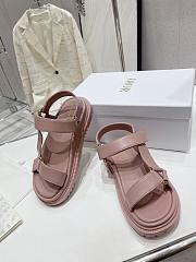 Dior D-Wave Sandal Pink Lambskin - 2