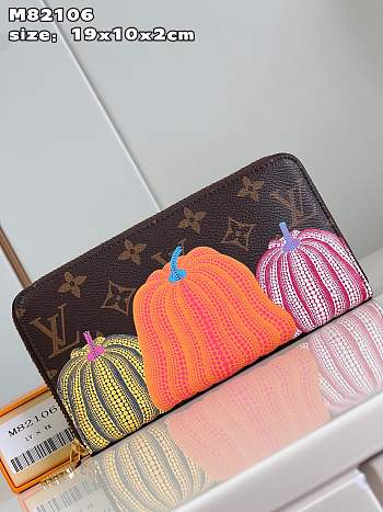 Louis Vuitton LV x YK Zippy Wallet M82106 Size 19.5 x 10.5 x 2.5 cm
