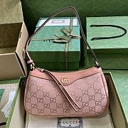Gucci Ophidia GG Small Handbag Pink 735145 Size 25x 15x 6.5cm - 1