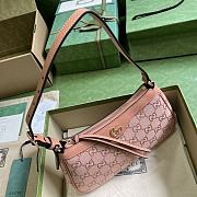Gucci Ophidia GG Small Handbag Pink 735145 Size 25x 15x 6.5cm - 3