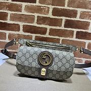 Gucci Blondie Belt Bag 718154 Beige And Ebony Size 24*4*5cm - 1