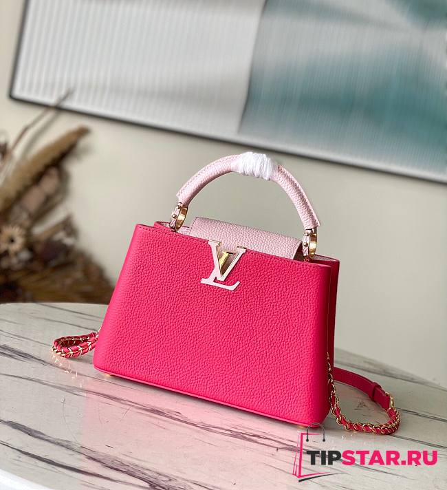 Louis Vuitton M21689 Capucines BB Magenta Pink Size 27 x 18 x 9 cm - 1