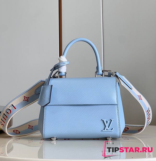 Louis Vuitton Cluny Mini Bag M22617 Blue Size 20 x 16 x 7.5 cm - 1