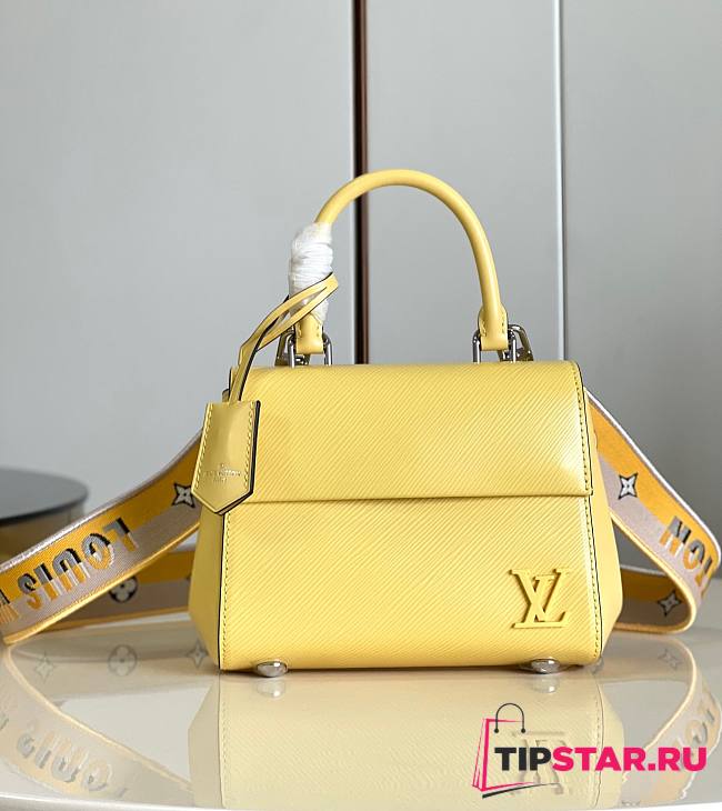Louis Vuitton Cluny Mini Bag M22617 Yellow Size 20 x 16 x 7.5 cm - 1