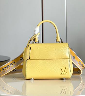 Louis Vuitton Cluny Mini Bag M22617 Yellow Size 20 x 16 x 7.5 cm