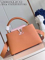 Louis Vuitton Capucines MM M22206 Arizona Brown Size 31.5 x 20 x 11 cm - 5