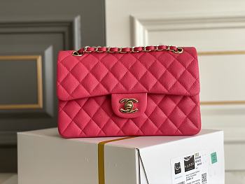 Chanel Classic Flap Bag Pink Size 23*14.5*6cm
