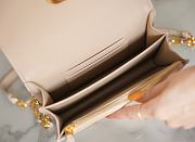 Dior Miss Caro Mini Bag Light Caramel Beige Macrocannage Lambskin Size 19 x 13 x 5.5 cm - 5