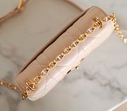 Dior Miss Caro Mini Bag Light Caramel Beige Macrocannage Lambskin Size 19 x 13 x 5.5 cm - 4