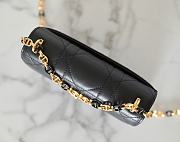 Dior Miss Caro Mini Bag Black Macrocannage Lambskin Size 19 x 13 x 5.5 cm - 5