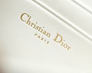 Dior Miss Caro Mini Bag White Macrocannage Lambskin Size 19 x 13 x 5.5 cm - 3