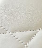 Dior Miss Caro Mini Bag White Macrocannage Lambskin Size 19 x 13 x 5.5 cm - 2