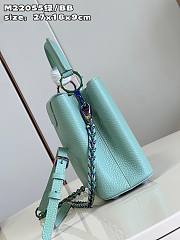 Louis Vuitton M22055 Capucines BB Topaz Blue Size 27 x 18 x 9 cm - 4