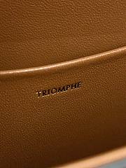 Celine Chain Shoulder Bag Triomphe In Denim With Triomphe Size 20.5 X 10.5 X 4 CM - 5