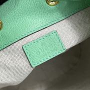 Gucci Ophidia Mini Bucket Bag With Double G Mint Leather Size 15.5x19x9 cm - 2