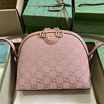 Gucci Ophidia GG Small Shoulder Bag Pink Size 23.5x 19x 8cm