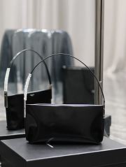 YSL Suzanne Small In Shiny Leather Black Size 28 X 14 X 4 CM - 5