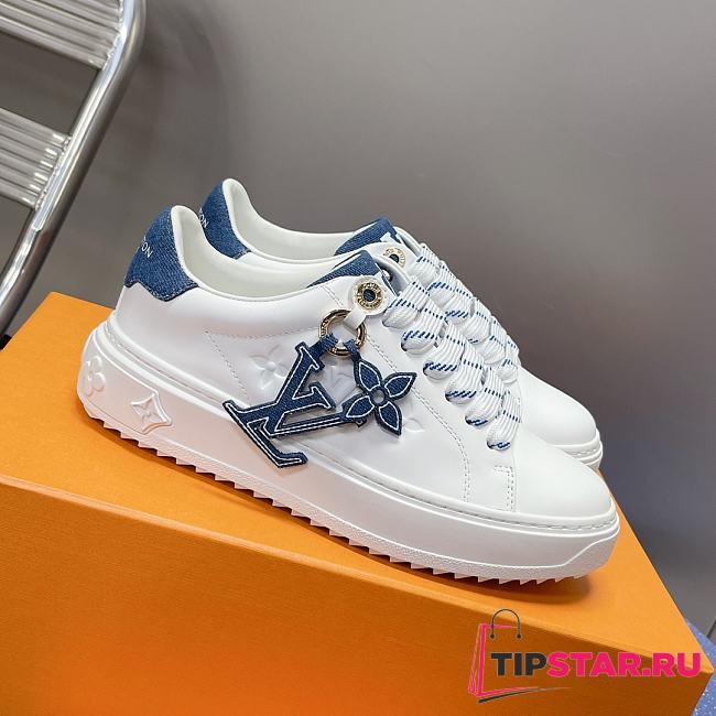 Louis Vuitton 1ABB4T Time Out Sneaker Blue - 1