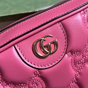 Gucci GG Matelassé Small Bag Pink Size 21.5x 17x 7.5 cm - 5
