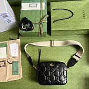 Gucci GG Matelassé Small Bag Black Size 21.5x 17x 7.5 cm - 3