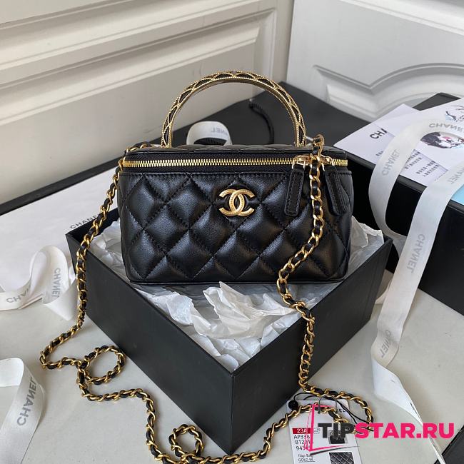 Chanel Clutch With Chain AP3383 Black Size 9.5 × 17 × 8 cm - 1