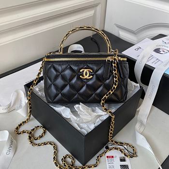 Chanel Clutch With Chain AP3383 Black Size 9.5 × 17 × 8 cm