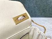 Valentino One Stud Nappa Bag With Chain Ivory Size 19*14*11cm - 5
