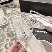 Chanel Slingbacks G31319 Silver & Black 2 cm - 4