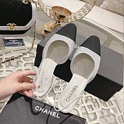 Chanel Slingbacks G31319 Silver & Black 2 cm - 2
