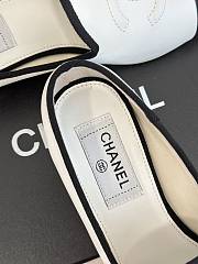 Chanel Moccasins G39000 White & Black - 4