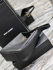 YSL  Large Le 5 À 7 Supple In Smooth Leather Black Size 30x31x13cm - 2