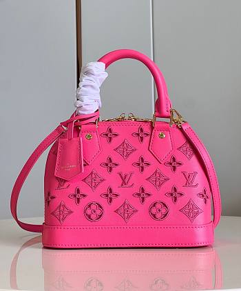 Louis Vuitton M22878 Alma BB Bag Pink Size 23.5 x 17.5 x 11.5 cm