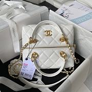Chanel Bag With Top Handle  AS4201 White Size 17X21X5.5cm - 1