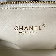 Chanel Bag With Top Handle  AS4201 White Size 17X21X5.5cm - 2