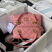 Chanel Bag With Top Handle AS4201 Pink Size 17X21X5.5cm - 1