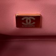 Chanel Bag With Top Handle AS4201 Pink Size 17X21X5.5cm - 4