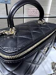 Chanel Small Vanity With Chain Black AP2199 Size 17*9.5*8cm - 5