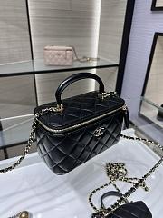Chanel Small Vanity With Chain Black AP2199 Size 17*9.5*8cm - 3