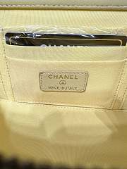 Chanel Small Vanity With Chain Yellow AP2199 Size 17*9.5*8cm - 5