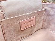 Small Diortravel Vanity Case Pink Cannage Lambskin Size 18.5 x 13 x 10.5 cm - 3