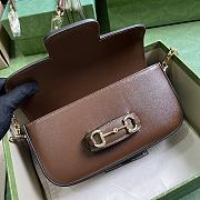 Gucci Horsebit 1955 Shoulder Bag Brown Size 24*13*5cm - 3