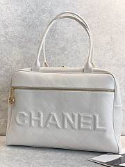 Chanel Bowling Maxi Bag White Size 30*45*15cm - 3