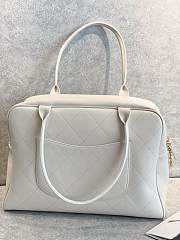 Chanel Bowling Maxi Bag White Size 30*45*15cm - 4