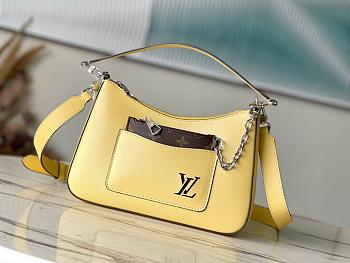 Louis Vuitton M22215 Marelle Jaune Plume Yellow Size 25 x 15 x 8 cm