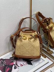 Dior Small C'est Dior Bag Natural Cannage Raffia Size 17 x 7 x 18 cm - 5
